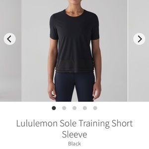 Size 6 Sole Training Short Sleeve Lululemon